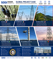 ADSS |   Fabricante propiedad del Gobierno con Certificación ISO e IEC |   Cable Aéreo Autoportante de 12-144 Núcleos para Proyecto de Red Eléctrica