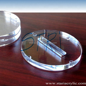 Soporte redondo de acrílico sólido para teléfonos móviles Soporte para teléfono móvil Soporte para pantalla para teléfono inteligente redondo transparente Fabricante - Product Image 3