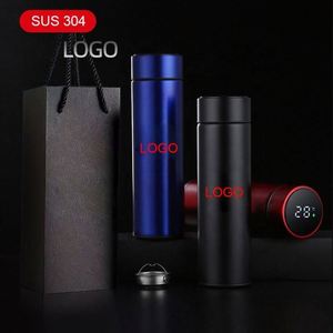 Thermos intelligent YS104 avec logo personnalisé, 500 ml, LED avec affichage numérique de la température, gourde isotherme en acier inoxydable, thermos intelligent sous vide - Product Image 3