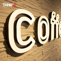 Letrero LED de Acrílico Resistente a los Rayos UV e Impermeable IP65, Letras Curvas 3D Retroiluminadas, Decoración Personalizada con Logotipo para Tienda