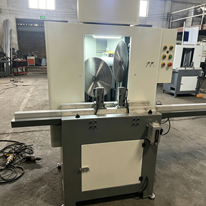 Machine de découpe d'aluminium CNC à double scie 45 degrés, équipement spécial pour la fabrication de cadres de portes et de fenêtres, haute stabilité, 380V - Product Image 5