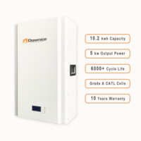 Système de panneaux solaires connectés au réseau de 10 à 50 kW pour la maison, contrôleur MPPT monophasé, batterie lithium-ion, garantie 12 ans