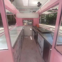 Remorques alimentaires pour pizzas, café et glaces, pour services de restauration rapide et opérations de traiteur commercial, avec construction métallique résistante à la rouille