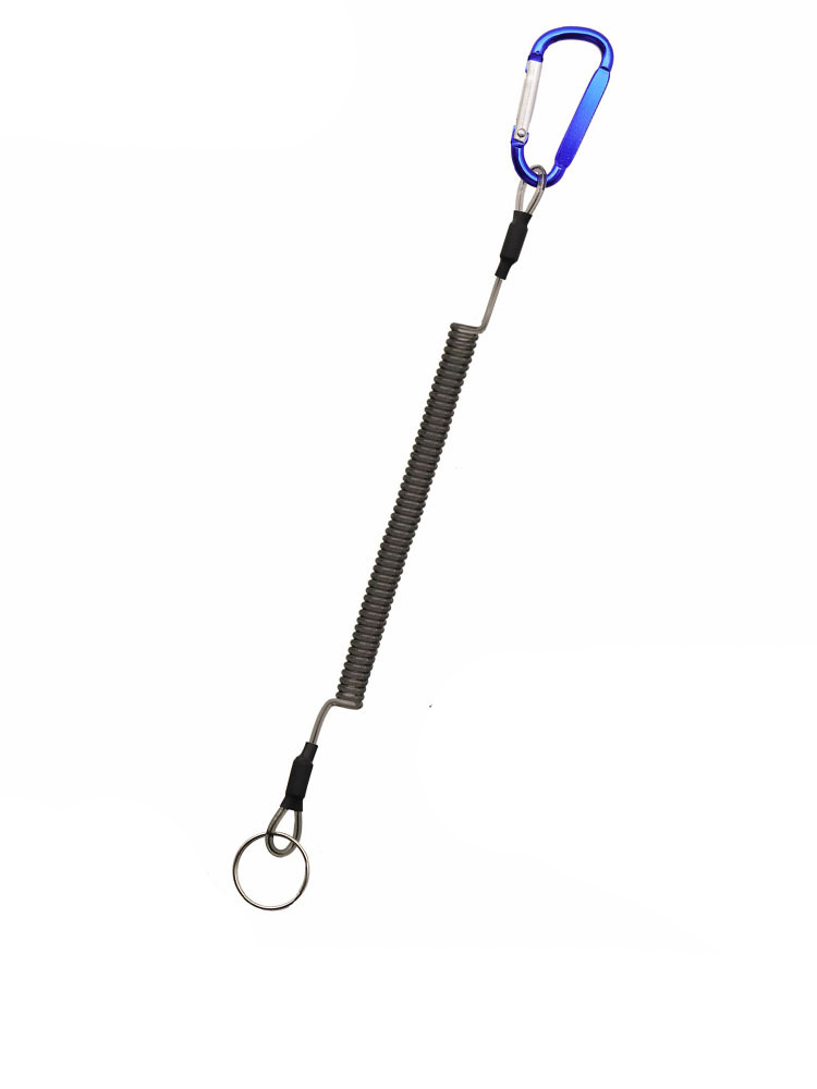 Clip bleu + cordon noir