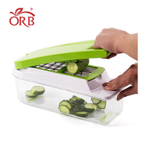 Hachoir Commercial Multifonction en Acier Inoxydable pour Oignons et Légumes, Coupe-Oeufs, Mandoline, Trancheuse, Râpe pour Usage Quotidien