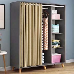Rangements de chambre nordiques modernes et simples, multifonctionnels, à montage facile, avec motifs de dessins animés et fonction de rangement - Product Image 2