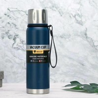 Botella Térmica Aislada de Doble Pared con Impresión Personalizada, Botella de Agua de Acero Inoxidable de Boca Pequeña, 750 ml, 1000 ml
