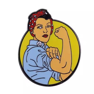 Moderne Ménage Riveteuse Ruth Féministe Pin <span class=keywords><strong>Feminine</strong></span> Power Emblem Fashion American Gift American Idol Gift - Product Image 3