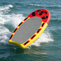 Plateforme flottante gonflable antidérapante pour jet ski, résistante aux UV, pour sports nautiques en haute mer