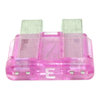 Mini-fusible automatique Jepart DC 3A rose en métal, fusible à puce 32V DC, capacité de coupure pour la protection des circuits électriques automobiles DC