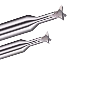 Fresa de Carburo Sólido de 4 Filos para Aluminio, Ángulo de Inclinación Negativo, Núcleo Grande, Herramienta de Biselado para Fresadora CNC - Product Image 6