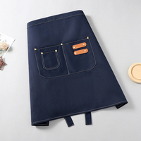 Tablier mi-long personnalisé avec logo pour salon de thé, cuisine et usage domestique – Nouveauté 2026 – Vêtements de travail personnalisés avec impression de logo pour femmes, restauration