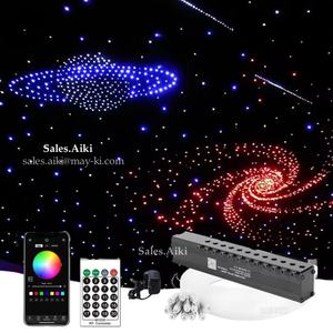 Plafond étoile à fibre optique Led Rgb galaxy Dynamic <span class=keywords><strong>Twinkle</strong></span> Starry Sky Room avec 0.75end Glow Pmma Shooting Star Light Source Kit - Product Image 2