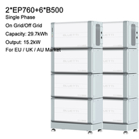 Générateur d'énergie solaire silencieux 10 kVA, système complet avec batterie de stockage d'énergie domestique hors réseau 30 kWh 10 kW, alimentation de secours 7000 W pour la maison