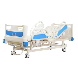 Lit médical multifonctionnel pour personnes âgées, usage hospitalier, lit médical double à bascule avec structure intégrée et certification CE - Product Image 1