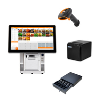 Sistema POS Táctil RUINAI RN-F8 para Windows/Android con Impresora, Pantalla Táctil Capacitiva, Wi-Fi 6 para Uso en Restaurantes y Tiendas