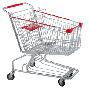 Supermarkt winkelen trolley met hoge kwaliteit trolley supermarkt factory prijs - Product Image 5