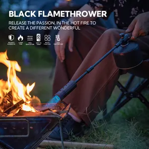 Lighwegiht 12000 Kcal Butane Outdoor Camping Picnic Charcoal Igniter Flame Welding Gas Torch Flame Gun Gas Torch Burner