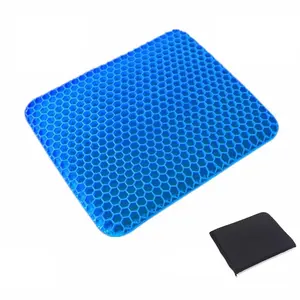 Excellent Elasticity Gel Seat Cushion gel Honeycomb Soft Cushion For Office Car Long Sitting Seat