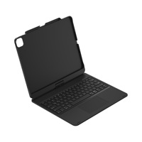 Étui pour clavier rotatif à 360 ° pour iPad (A16) 11ème gén 11 pouces 2025 et iPad 10ème gén 10.9 pouces 2022 rétro-éclairage