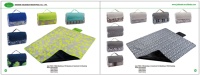 Manta de Picnic Impermeable Oxford Resistente JLD, para Exteriores y Playa, Portátil para Camping y Senderismo, Diseño Rectangular de 0.2mm de Grosor