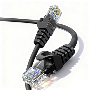 Câble Ethernet D-Sunty Cat6 UTP 24AWG, cordon de raccordement en PVC, solide, 8 conducteurs, <span class=keywords><strong>RJ45</strong></span>, cuivre pur, 1m-<span class=keywords><strong>100m</strong></span>, RoHS, fil rond - Product Image 1