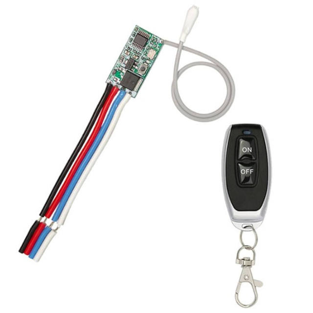 433mhz DC 3.6V 6V 12V 24V 1CH Relay Wireless RF Remote Control Switch Mini Module With Transmitter for LED Lamp Light DIY