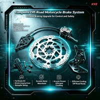 Ensemble de frein arrière en aluminium CNC de qualité supérieure Surron Light Bee X Ultra Bee KYZ, nouvelle version robuste haute performance pour la modification hors route