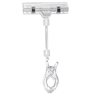 Clipe Ajustável de Canal Duplo para Exibição de Prateleira em Supermercados - Product Image 2