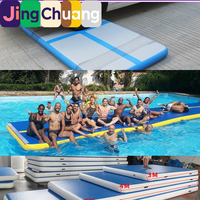Tapis de yoga gonflable à coussin d'air pour Taekwondo, arts martiaux, gymnastique, parkour et cascades - Approvisionnement transfrontalier