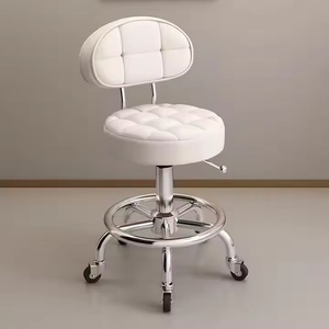 Silla de Barbero Metálica de Alta Calidad y Confort para Salón de Belleza y Centro de Masajes - Product Image 4