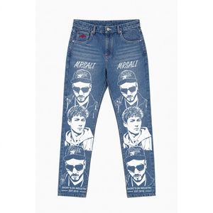Jeans SDL de Alta Calidad para Hombre, Pantalones de Mezclilla de Cintura Media, Nueva Colección, Calidad Premium, Invierno, Color Sólido, Ecológicos, 100% Algodón - Product Image 1