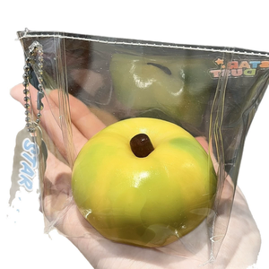 Nouveau jouet anti-stress en forme de pomme peint à la main, entièrement fait à la main - Product Image 3
