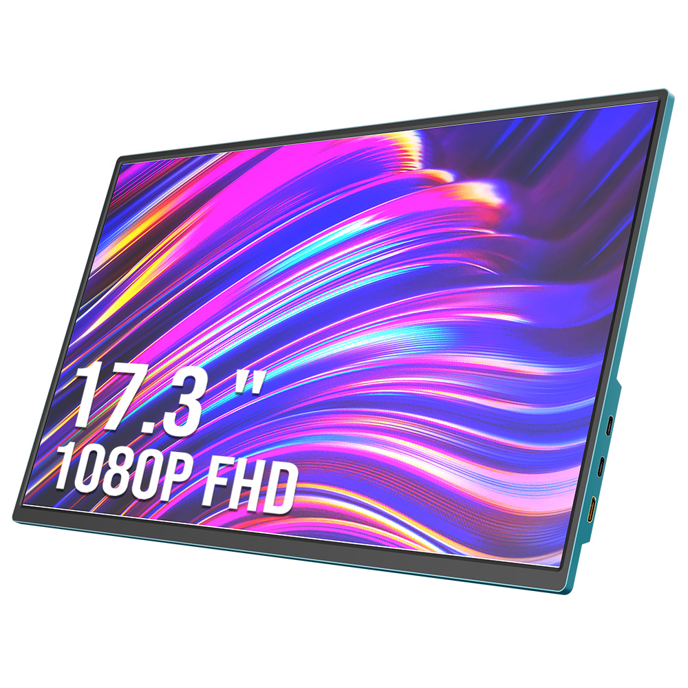 Обновление Pro 17,3 дюймов 60 Гц 480cd/m2 яркий портативный монитор, экран для ноутбука, расширение дисплея для ПК MAC Phone Xbox PS4