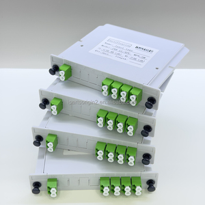สายเคเบิลใยแก้วนำแสงแบบ Single Mode LC APC พร้อมปลอกหุ้ม LSZH สำหรับงานอุตสาหกรรม ยี่ห้อ OEM ODM รุ่น Divisor Optico พร้อมตัวแยกไฟเบอร์ PLC 1x8 ขนาด 0.9 มม. ในตัว - Product Image 1