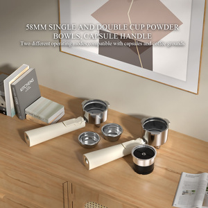 Machine à <span class=keywords><strong>café</strong></span> semi-automatique Empstorm 2 en 1 pour <span class=keywords><strong>capsules</strong></span> et poudre, expressos, lattes, cappuccinos pour le bureau, la maison et l'hôtel - Product Image 3