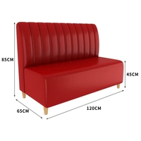 2025 Offre Spéciale Rouge Festive Restaurant Hôtel Commercial Café Table et chaises en bois