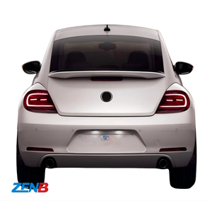 Feux arrière modifiés à LED pour Volkswagen Beetle 2013-2020, clignotants séquentiels et feux de freinage noirs. - Product Image 3