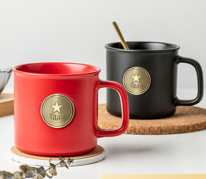 Ceramic Mug <b>Simple</b> Gift Cup Customized Coffee Cups - Product Image 6