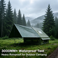 Tente de camping hermétique pour 3-4 personnes, imperméable, en Oxford, pour glamping familial, Carpas Para De Lujo, grande tente gonflable pour le camping en plein air