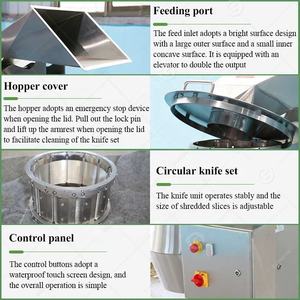 Découpeuse commerciale de trancheuse de patate douce de déchiquetage de <span class=keywords><strong>papaye</strong></span> de <span class=keywords><strong>fromage</strong></span> de mozzarella de vague de carotte pour des frites - Product Image 6