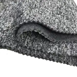 批发高品质 97% 聚酯 3% 氨纶毛毯羊毛面料/服装