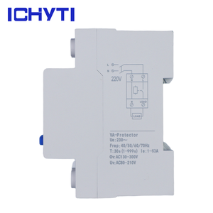 Protector de Voltaje Ajustable CHYT de Cobre 2P 63A, Relé de Alta Calidad 110V/220V Monofásico, Nominado para <span class=keywords><strong>SVC</strong></span>, con Pantalla LCD de Cobre PC - Product Image 5
