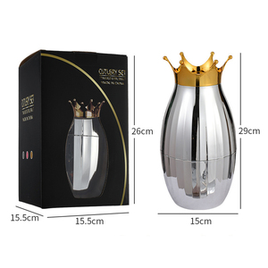 Ensemble de couverts en acier inoxydable doré de luxe, 24 pièces, élégant, en forme d'œuf, avec boîte cadeau - Product Image 6
