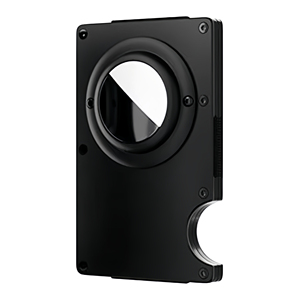 Custom Logo Smart Tracker Air Tag Wallet Minimalist Aluminum Alloy Metal <b>Card</b> <b>Holder</b> for Men RFID Blocking Slim Cash Money Clip - Product Image 1