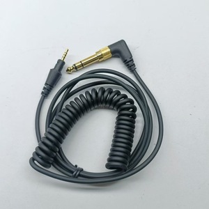 <span class=keywords><strong>สาย</strong></span>สัญญาณเสียงแบบขดสำหรับ Pioneer HDJ-CUE1 X7 X7 S7 หูฟัง 90 องศามุมขวา<span class=keywords><strong>สาย</strong></span>ต่อขยาย 2.5 มม.3.5 มม.6.35 มม.อะแดปเตอร์ - Product Image 4