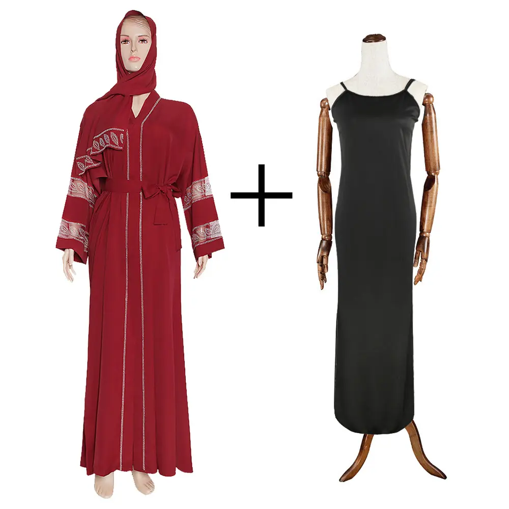 Caftán Abaya Burqa de talla grande, diseño de moda, vestidos musulmanes, Kimono islámico, Abaya musulmán, ropa de manga larga para mujer