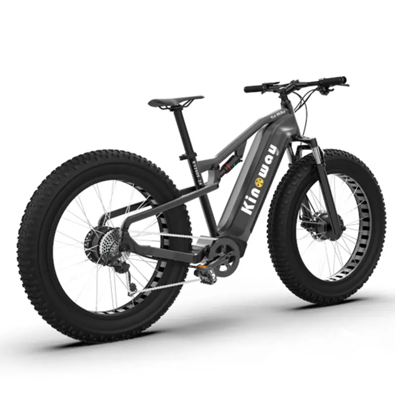 Entrepôt d'usine 2023 nouveau design hybride ebike vélo de montagne 26 "vélo électrique à gros pneu avec double moteur 1500W 30Ah batterie