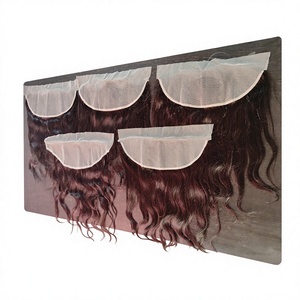 Extensiones de Cabello Natural Virgen Remy Indio con Cierre Frontal de Encaje HD Gris - Product Image 4