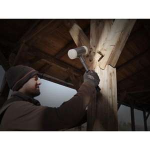 HALDER - 3377.035 SUPERCRAFT mazos blandos-con mango de tubo de acero a prueba de roturas y agarre ergonómico antideslizante - Product Image 2